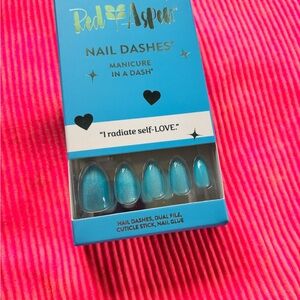 Red Aspen Nail Dashes - Martha Marie is loved
